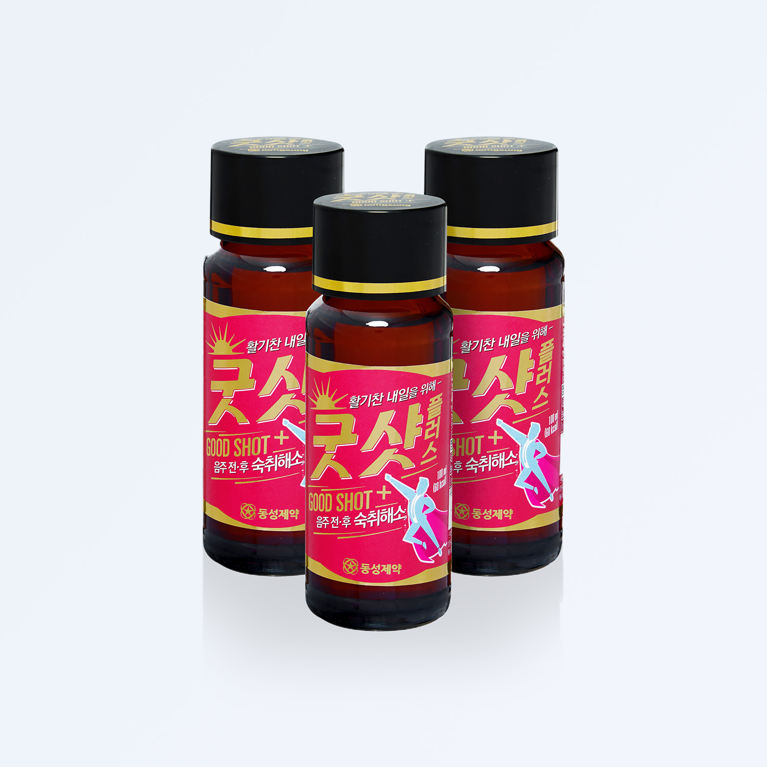 Combo 05 Chai Good Shot Nước Uống Giải Rượu Hàn Quốc 100ml