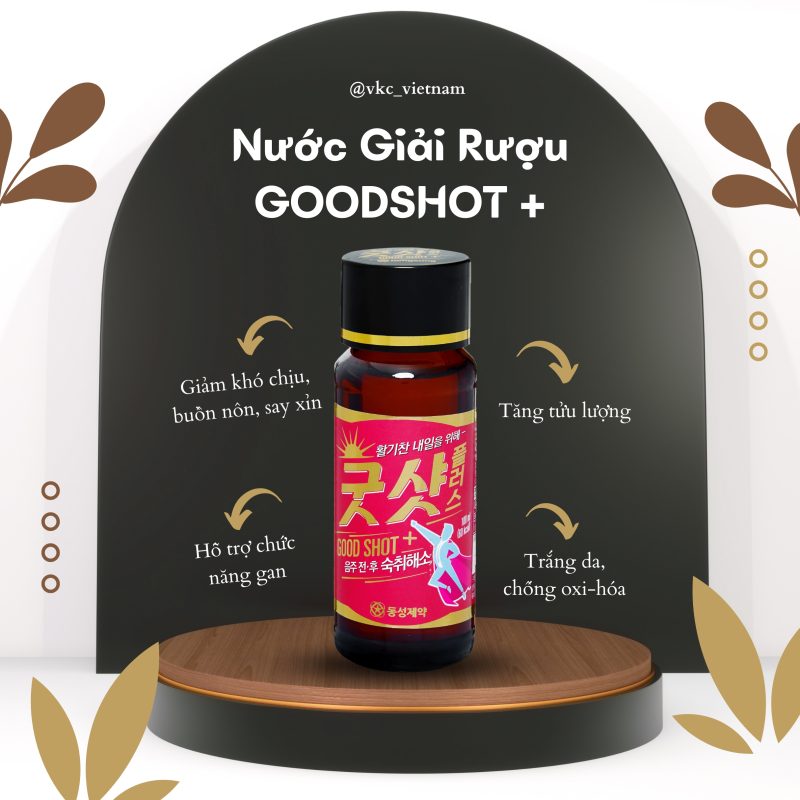 GOODSHOT PLUS NƯỚC GIẢI RƯỢU SỐ 1 HÀN QUỐC