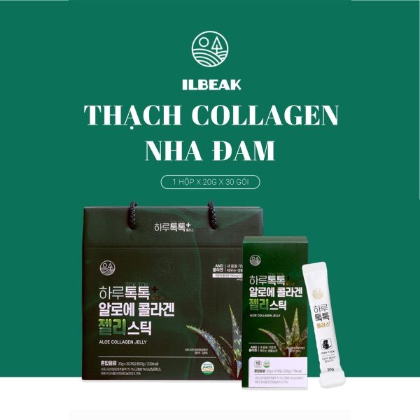 thạch collagen lô hội