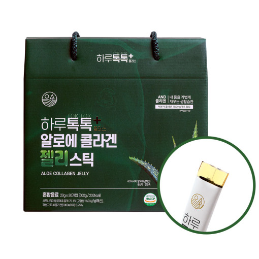 Thạch Collagen Lô Hội IL BEAK Aloe Jelly Harutotoktok Giúp Da Căng Mịn Hộp 30 Sticks